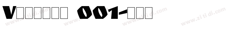 Version 001字体转换